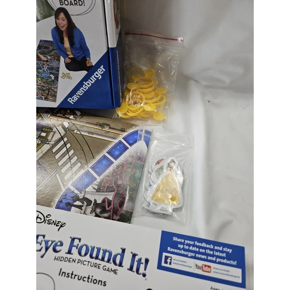 Disney Eye Found It Hidden Picture Board Game for Boys and Girls‎ Ages 4+